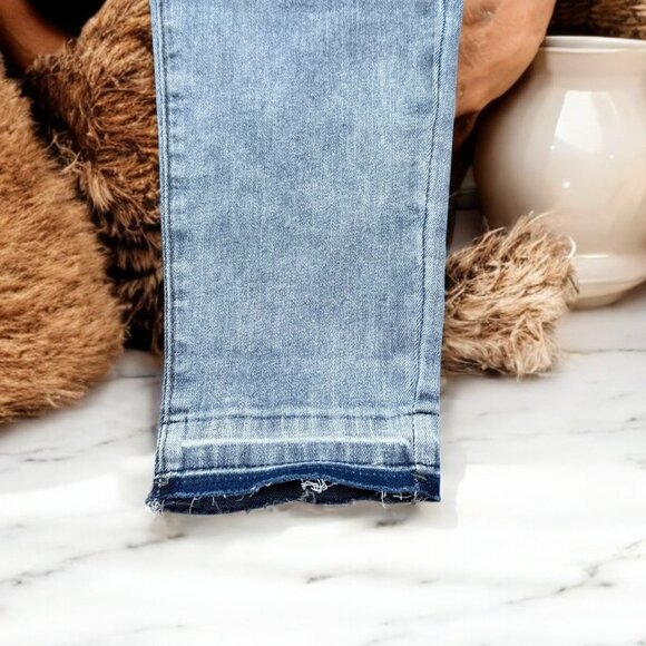 Women's Maternity Jeans Size Small Over Belly Skinny Stretchy Denim Pants Comfy - Picture 5 of 14